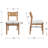Farmhouse Solid Wood Dining Chairs With Braided Rope Backrest, Upholstered Dining Chairs For Dining Room Parlor-514316289-514316294