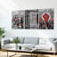 Ensemble de 3 tableaux muraux en toile tendue « Égalité, Justice, Exprimez-vous » (Graffiti Street Art)-1674134444