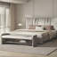 Banc de rangement rembourré en cuir Jimeniz-1397696631
