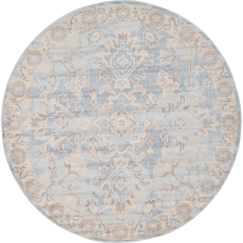 Anyia Oriental Indoor Rug, Round 6'1"