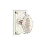 Passage Hammered Egg Knob with Arts & Crafts Rose
