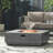 Square Iron Fire Pit-50 000 Btu-1356518851