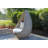 Umber Grey Wicker Cuddle Chair