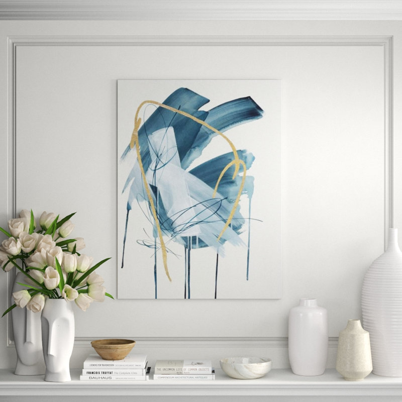 Neutral Blooms III Print by Janice Sadler, Glass Coat, 40" H x 30" W x 1.5" D