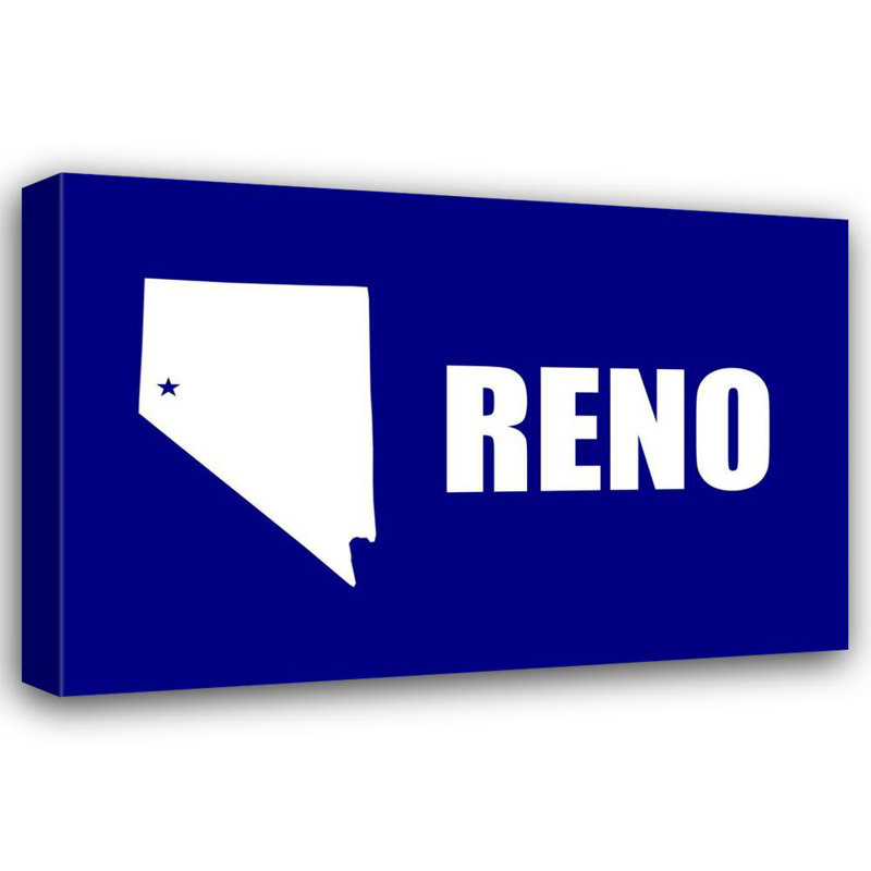 Reno, Nevada, 32" H x 48" W