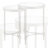 Aditya Contemporary Round End Table Set in Mirrored and Antique Brass
