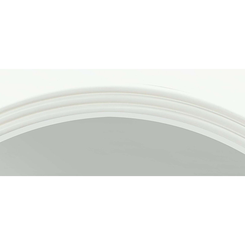 Carena Gray Round Mirror