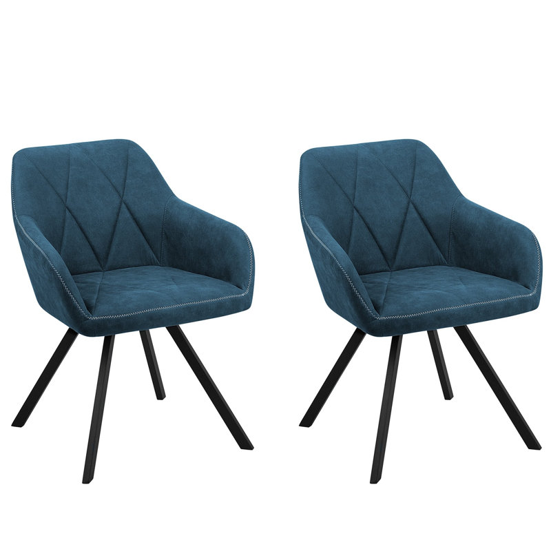 Ebeling 40 cm H Side Chair, Blue