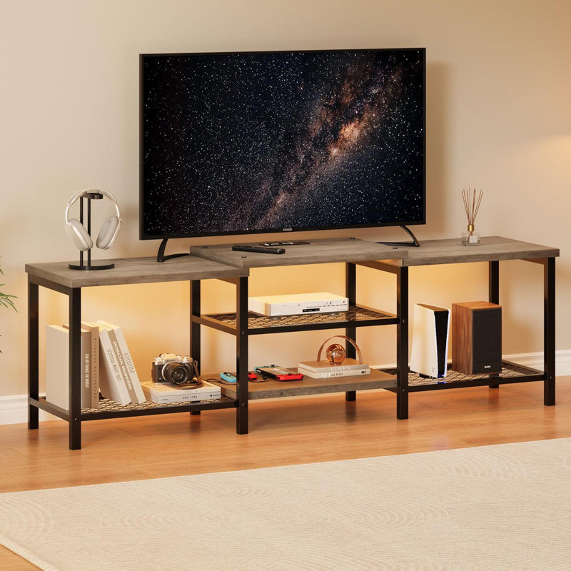 Meuble télé jusqu'à 75 pouces, Gris