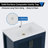 Allensville 30" Freestanding Single Solid Wood Frame Bathroom Vanity with Composite Solid Surface Top