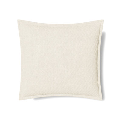Quilted Silk Basketweave Pillow