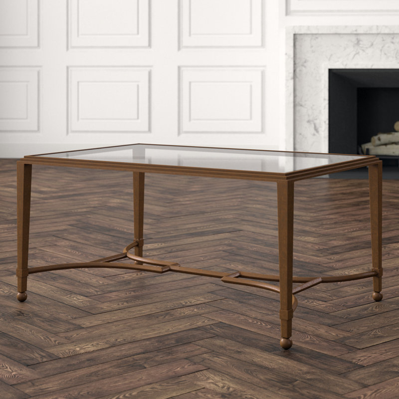 Metal Designs Sangiovese Cocktail Table, St Laurent, 20" H x 42" L x 28" W