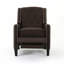 Chaise à dossier en tissu Classic Coffee-332960309