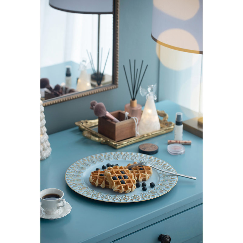 Ensemble de 8 assiettes rondes