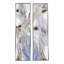 20 peintures abstraites multicolores à l'huile de 20 po x 71 po, pour 2 peintures de salon de chambre à coucher, 2 allongées, 71 po, décor à la maison