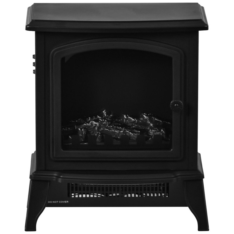 Marlon Belfry Heating Electric Stove with 220 BTU, 35cm W  x 42cm H, Black