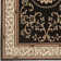 Tapis oriental noir Jordan