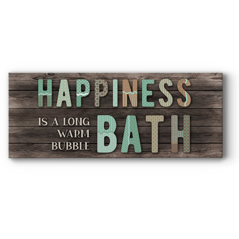 Happiness Bath, H 12 po x l 30 po x P 1,5 po