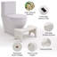 Tabouret de toilette en bambou pour adultes