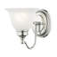 Applique murale de salle de bain 1 lumière Becky-22240806