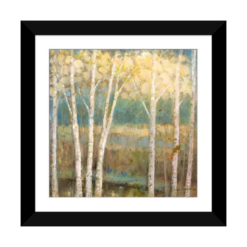 «Nature's Palette II» par Ruane Manning, reproduction sur toile tendue, H 16 po x l 16 po x P 1 po, Papier d'art encadré noir