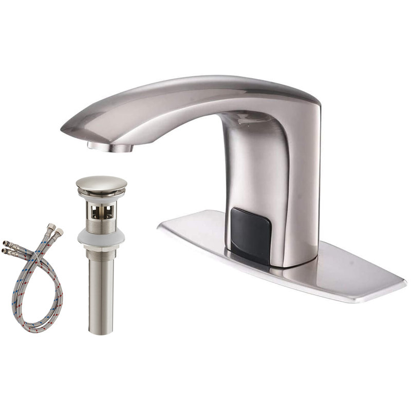 Bathroom Faucet, Silver, Yes