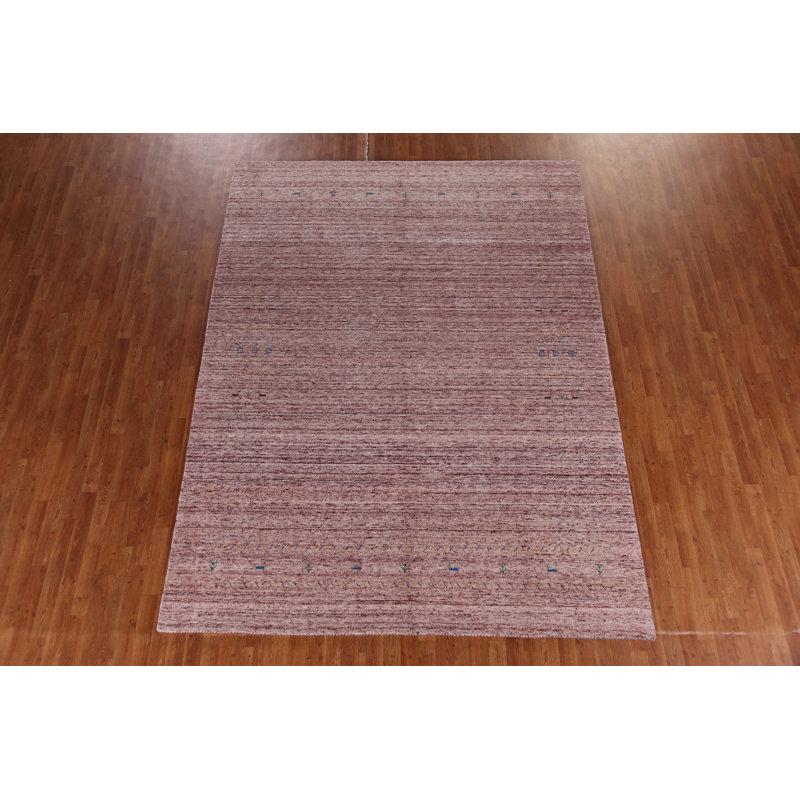 Handmade Gabbeh Style Indian Area Rug 8x11