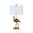 26" Matte Gold Flamingo Resin Table Lamp