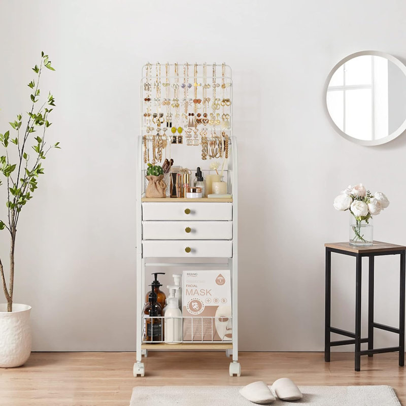Armoire à bijoux Joanel, Blanc