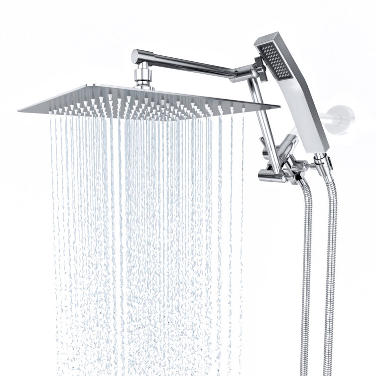 10 Inch 1.8GPM All Metal Rain Dual Shower Head