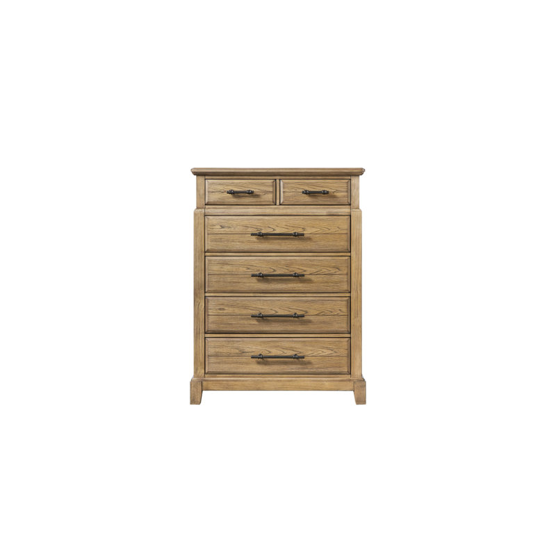 Commode 6 tiroirs - Finition caramel