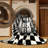 Machine Washable Eldred Retro Race Car Retro Checkered Rug in Black – Black Binding-1072268214