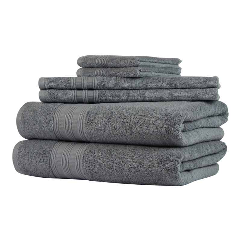 100% Cotton Midweight Mulit-Size Set, Gray