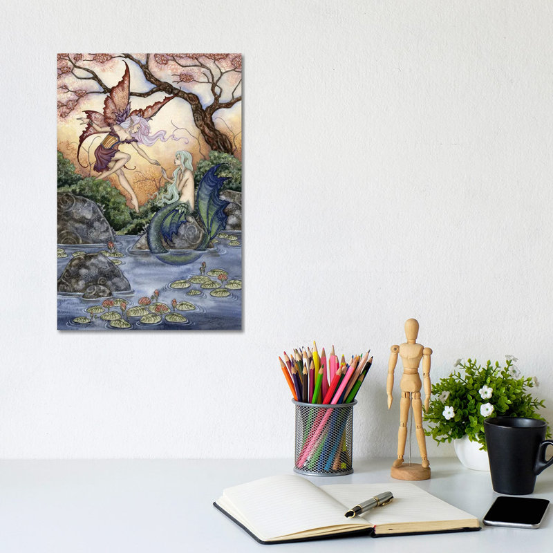 The Introduction by Amy Brown - Wrapped Canvas Print, 20.32 cm H x 30.48 cm W