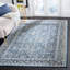 Tapis bleu marine / gris clair Llana-35389622