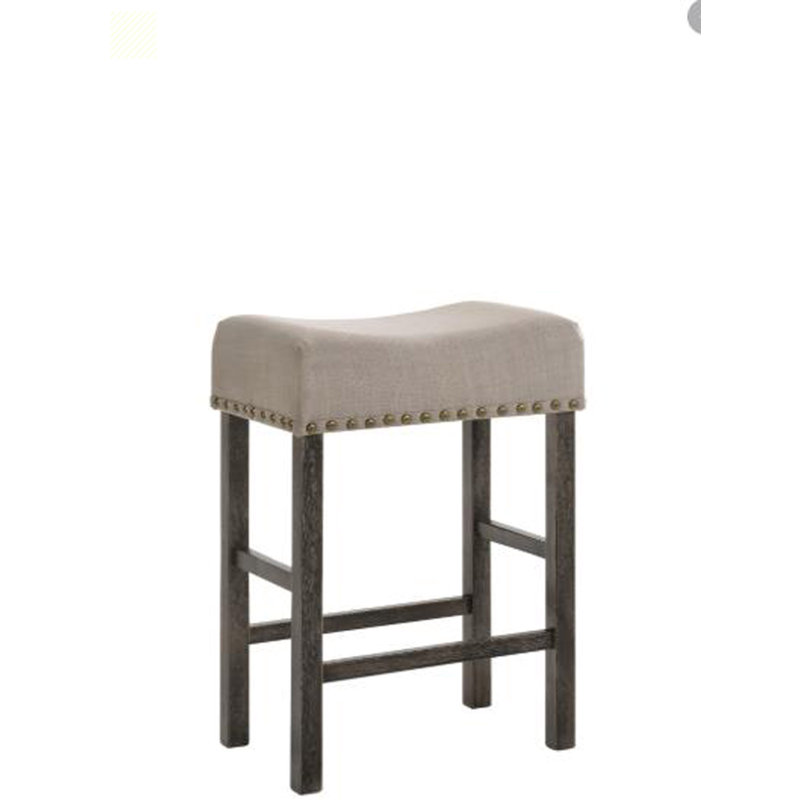 Tabouret de comptoir 26,24 po Boltri, Beige