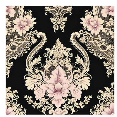 Botanical Victorian Elegance III Classical Unframed Art Print