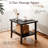 Deins 19" W 2-Tier Iron Outdoor Side Table-109423124