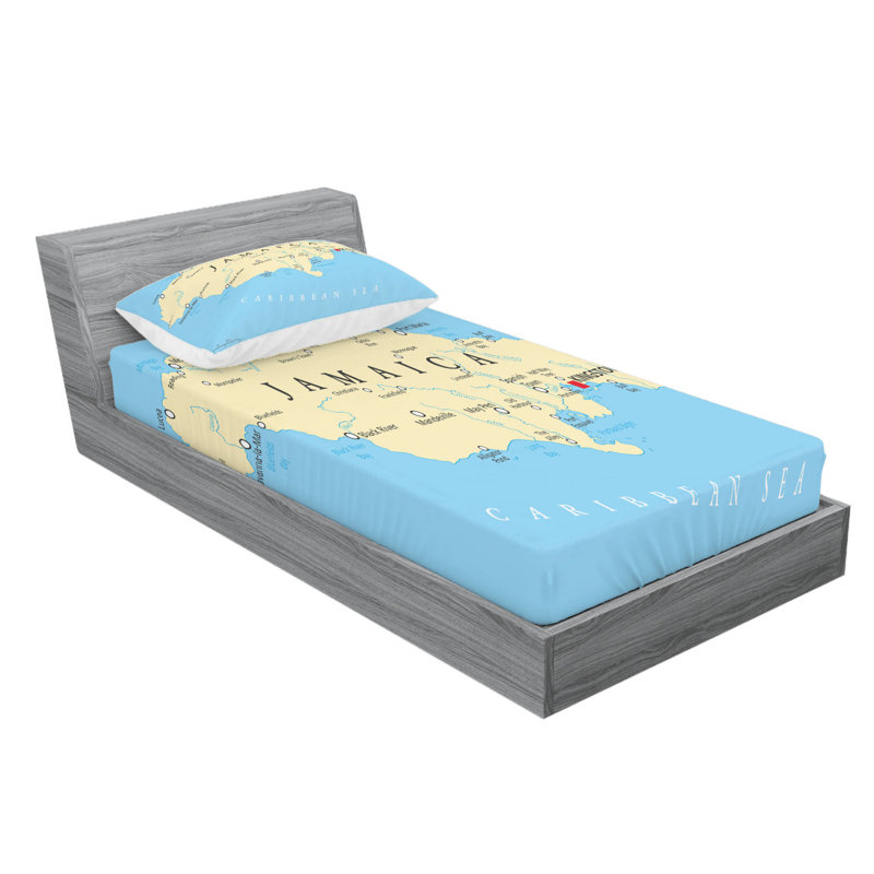Microfiber Sheet Set, Twin Sheet Set + Fitted Sheet + 1 Pillowcase