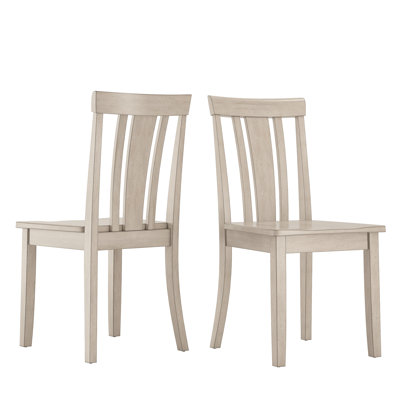 Chaise d'appoint en bois massif H 17,15 po Plympton