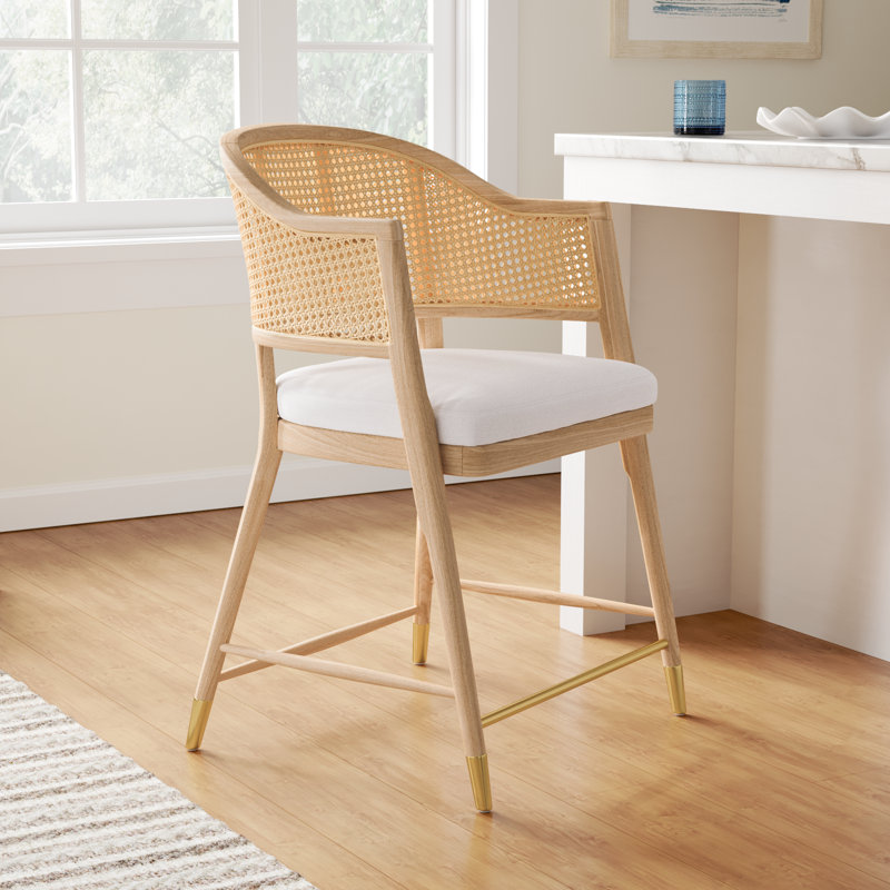  Godfrey 23" Counter stool, Natural, Counter Stool (22.91” Seat Height)
