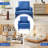 Mid-Century Linen Accent Chair – Stylish-699627447