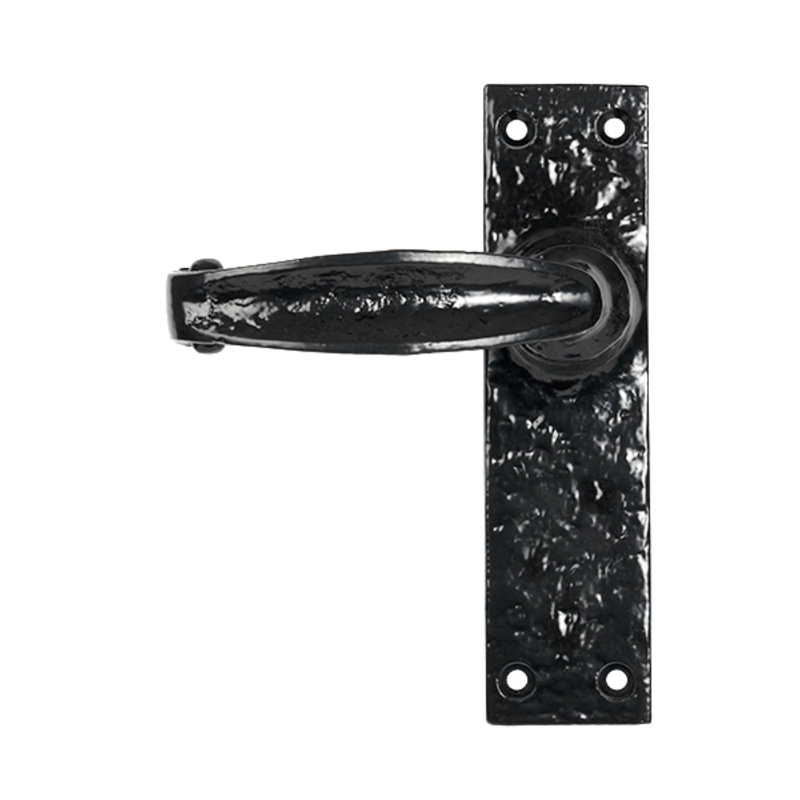 Black MF Lever Latch Set