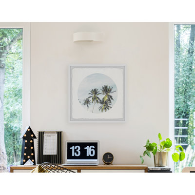 Green Palm Leaves - Single Picture Frame Print