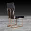Chaise d'appoint en velours touffeté Jolle-29162136-29162140