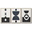 Eclipse I - Ensemble de 3 reproductions encadrées sur toile-1873795603-1873795602