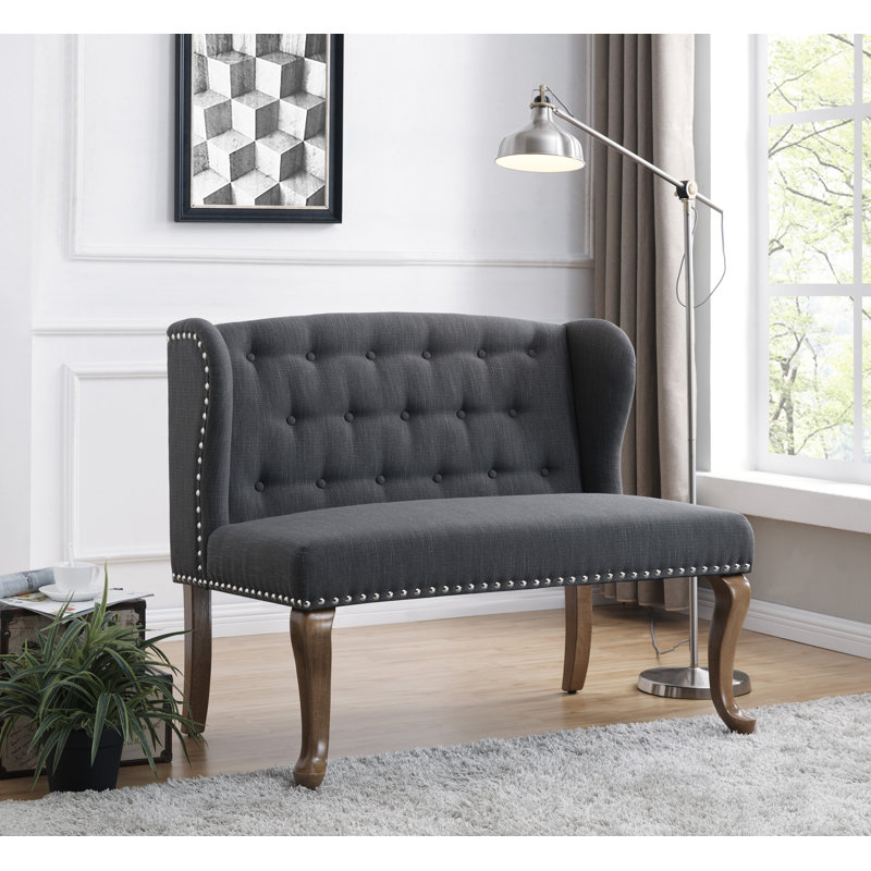 Alresford Upholstered 43.5'' Loveseat, Beige