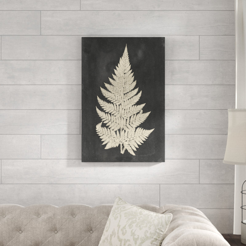 Linen Fern I by Vision Studio - Print on Canvas, 76cm H x 51cm W, Wrapped Canvas