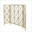 Pare-étincelles | Christopher Knight Home, motif à trois panneaux en X de Margaret | Pas d'assemblage | Fer | Or