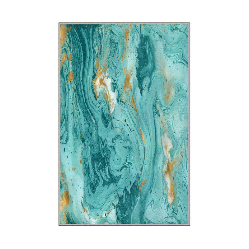 Abstract Indoor Rug, Rectangle 2'7" x 4'11"